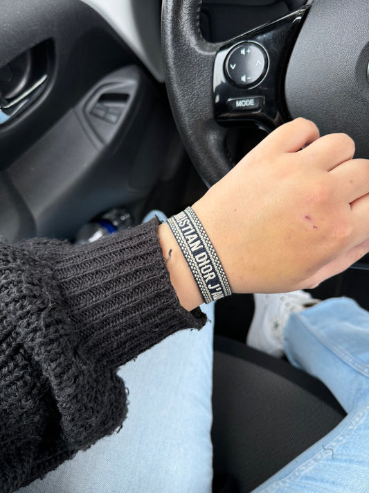 CD bracelet - Navy Beige