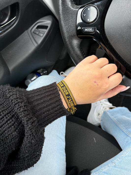 CD Bracelet - Black Gold