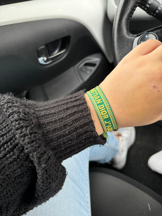 CD Bracelet - Army Yellow