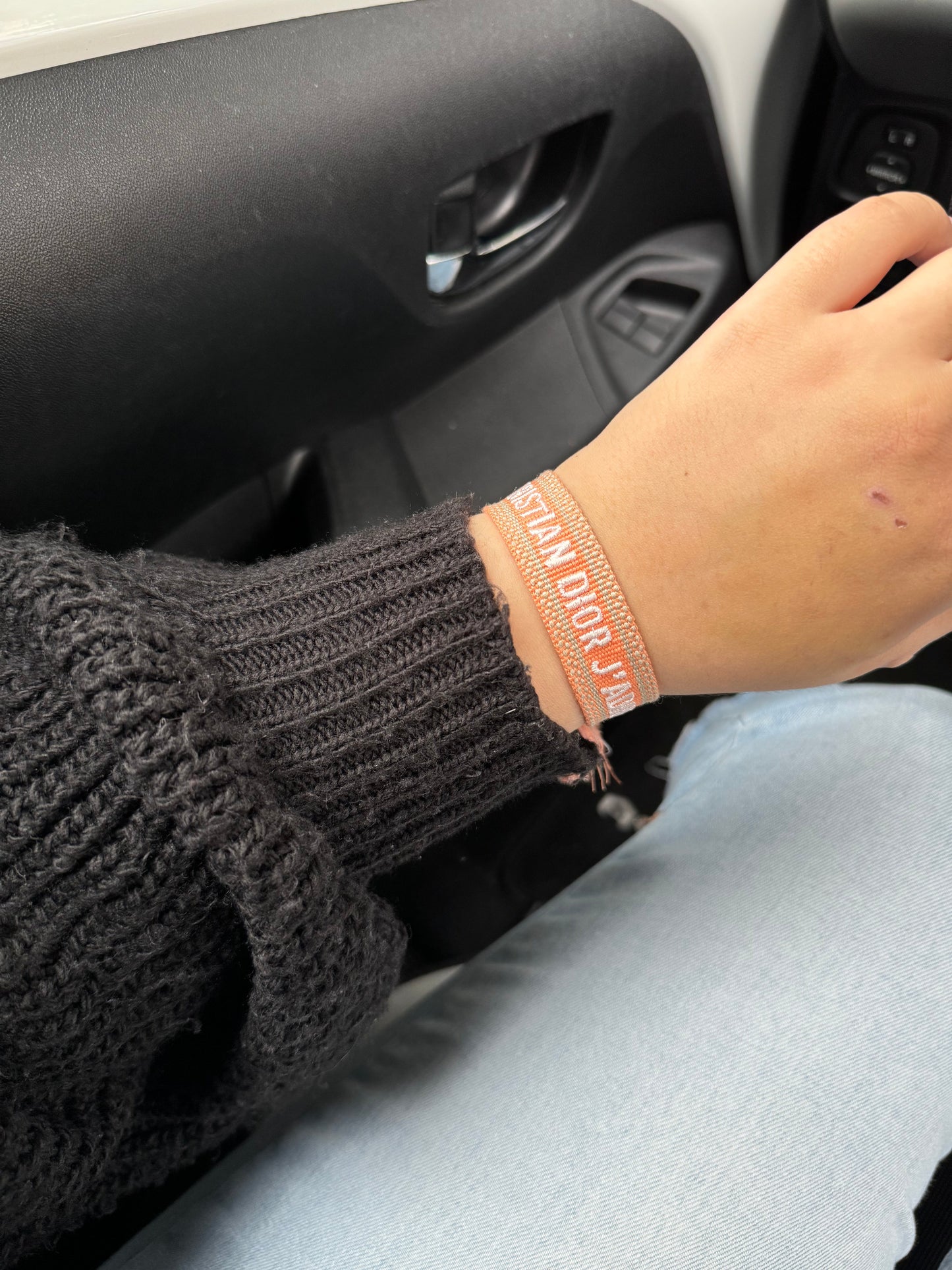 CD Bracelet - Pastel Orange