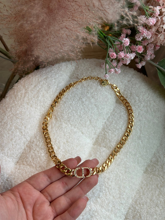 CD Chain Necklace - Sparkle