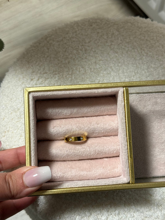 Screw Ring Full Diamond Thin