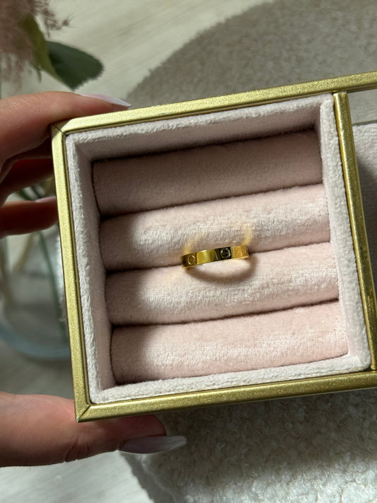 Screw Ring Original Gold Thin