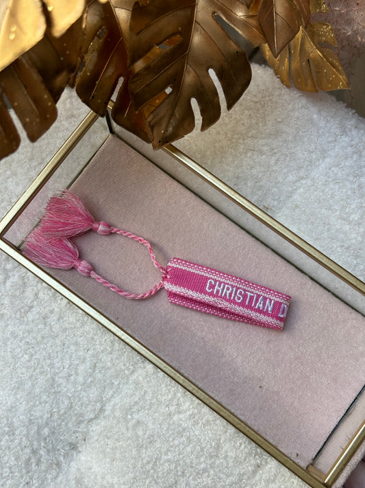 CD bracelet - Hot Pink