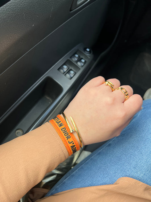 CD Bracelet - Orange