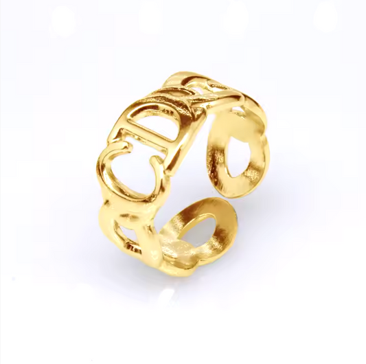 CD Ring Gold - Verstelbaar