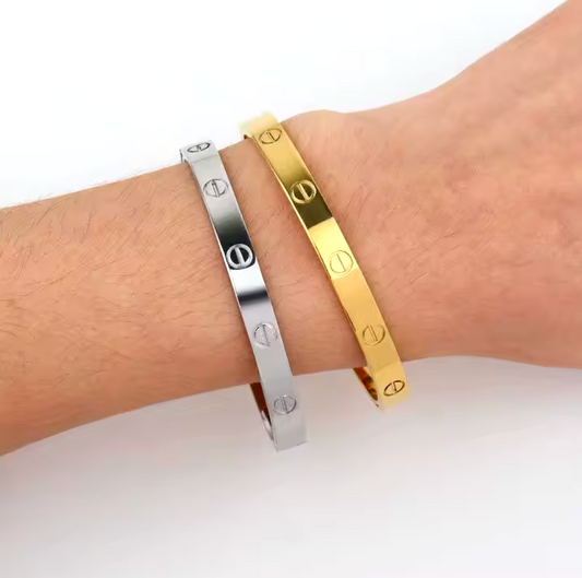 Screw Bracelet - Silver