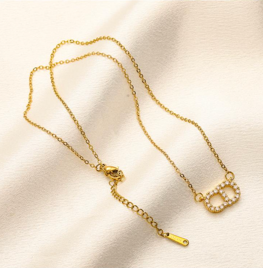 CD Spark Necklace - Gold