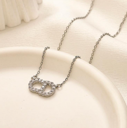 CD Spark Necklace - Silver