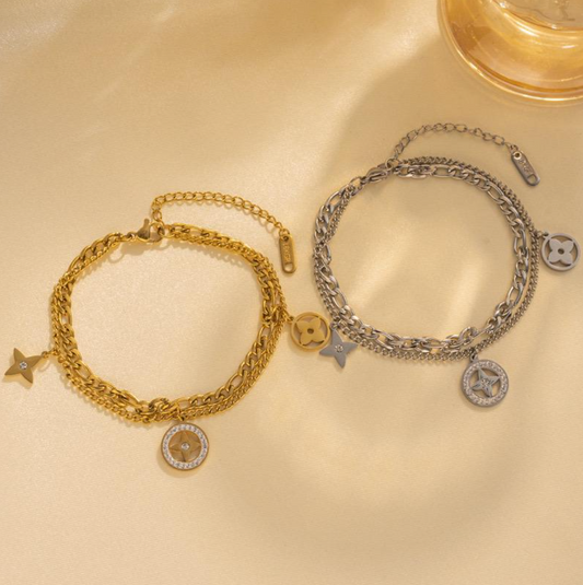 Triple V Bracelet - Silver